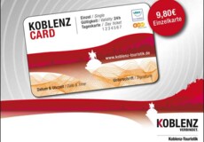 KoblenzCard © Koblenz-Touristik GmbH KoblenzCard © Koblenz-Touristik GmbH