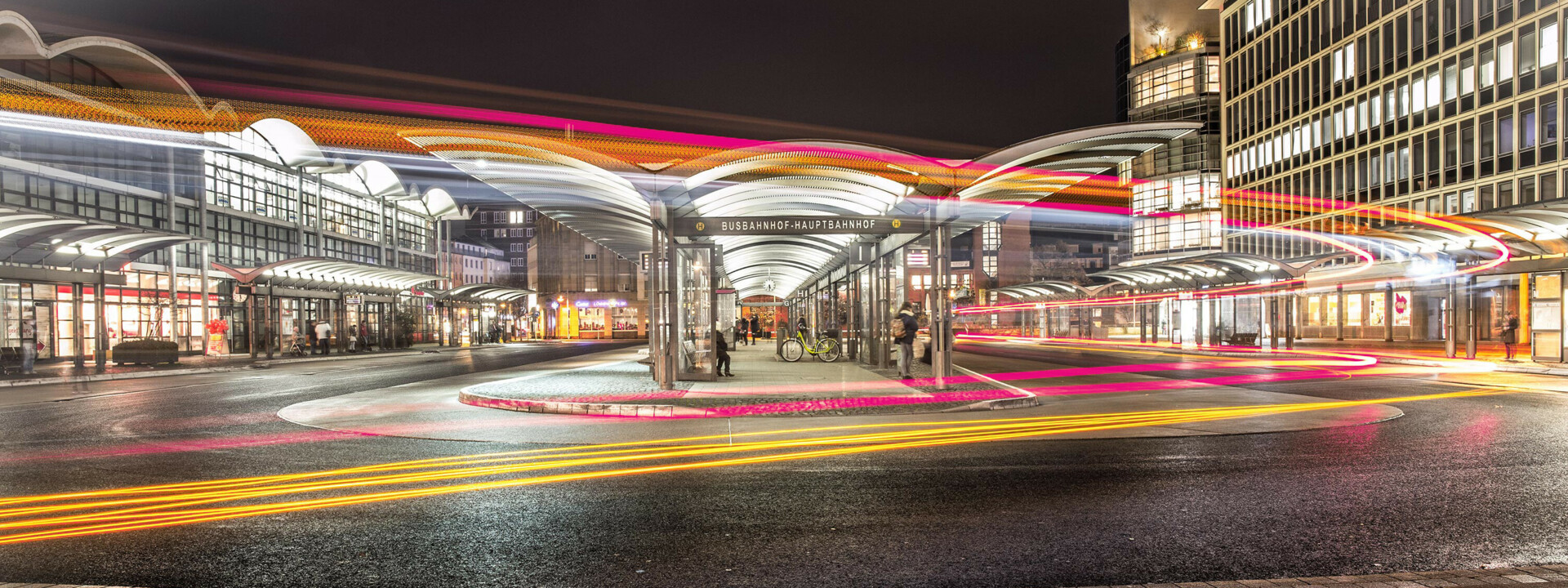 Hauptbahnhof Koblenz Nacht © Koblenz-Touristik Hauptbahnhof Koblenz bei Nacht © Koblenz-Touristik