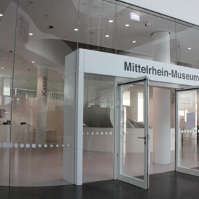 Haupteingang Mittelrhein-Museum Forum Confluentes Koblenz © Koblenz-Touristik GmbH Haupteingang des Mittelrhein-Museums im Forum Confluentes © Koblenz-Touristik GmbH