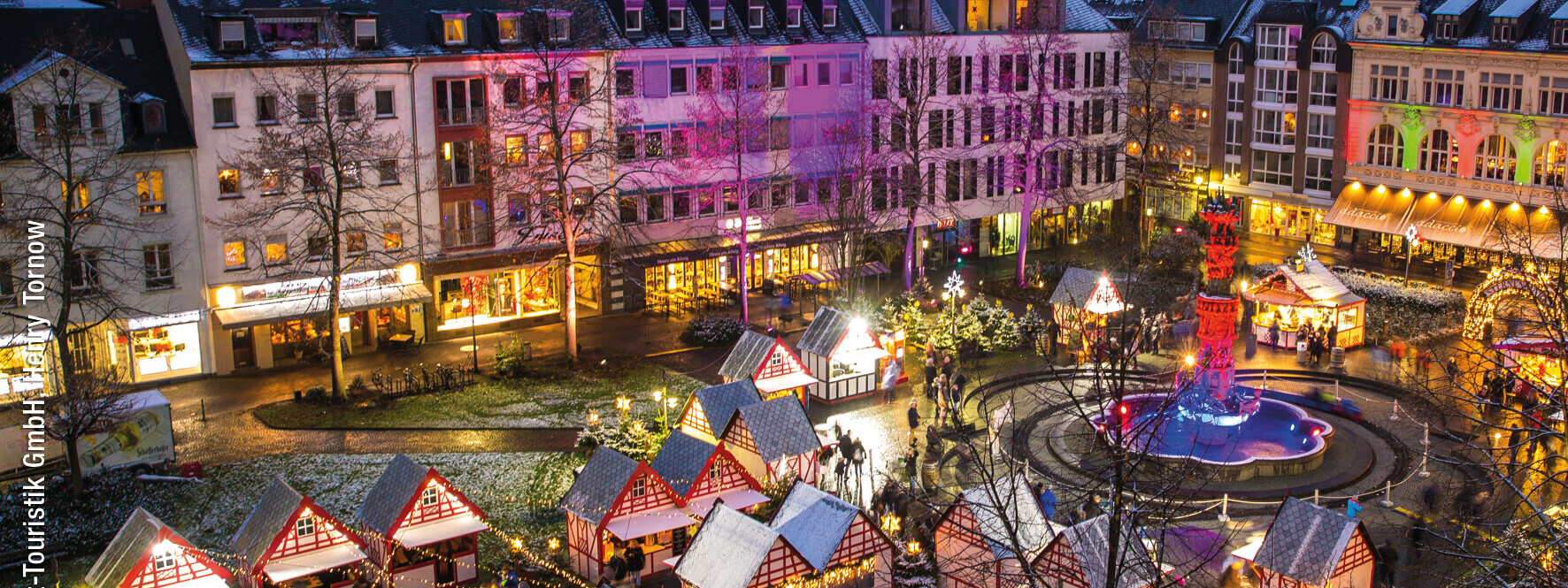 Koblenzer Weihnachtsmarkt auf dem Josef-Görres Platz © Koblenz-Touristik GmbH, Henry Tornow Koblenzer Weihnachtsmarkt auf dem Josef-Görres Platz © Koblenz-Touristik GmbH, Henry Tornow