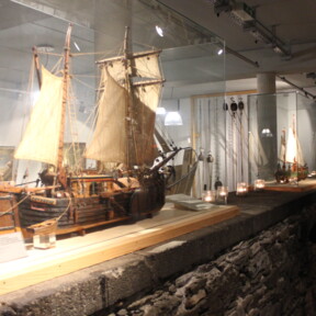 Ausstellung Rhein-Museum Segelschiff © Koblenz-Touristik GmbH Ausstellung eines mittelalterlichen Schiffes im Rhein-Museum © Koblenz-Touristik GmbH