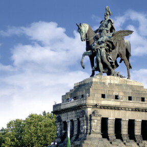 © Koblenz-Touristik GmbH, Gauls Das Kaiser-Wilhelm-Denkmal am Deutschen Eck © Koblenz-Touristik GmbH, Gauls