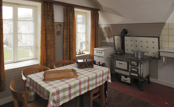 © GDKE, Ulrich Pfeuffer Nachgestaltete Küche für Führung Festungsschicksale © GDKE, Ulrich Pfeuffer