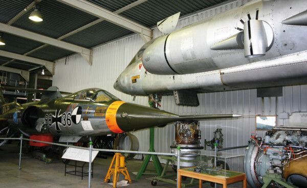 © Wehrtechnische Studiensammlung, Rolf Wirtgen Alte Kampfjets in der Wehrtechnische Studiensammlung in Koblenz © Wehrtechnische Studiensammlung, Rolf Wirtgen