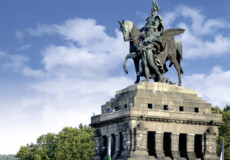 Das Kaiser-Wilhelm-Denkmal am Deutschen Eck © Koblenz-Touristik GmbH, Gauls