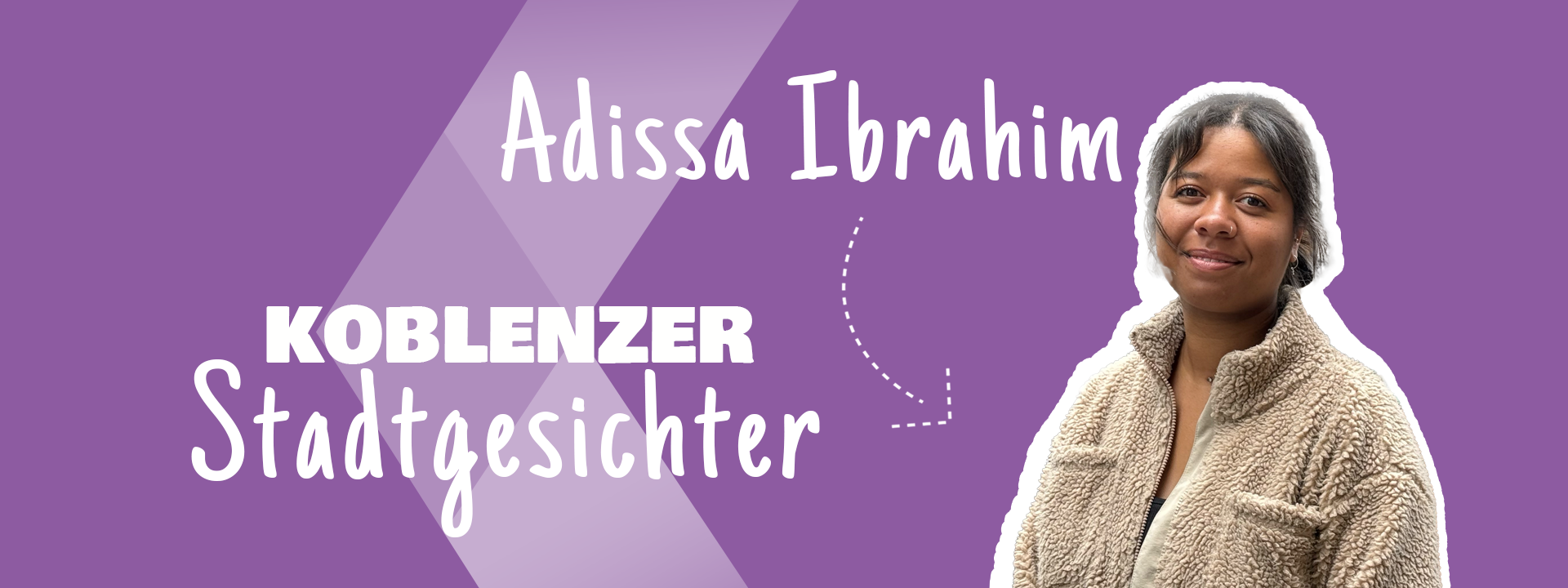 Stadtgesicht Adissa Ibrahim © Koblenz-Touristik, Leon Werner Portrait von Adissa Ibrahim © Koblenz-Touristik, Leon Werner