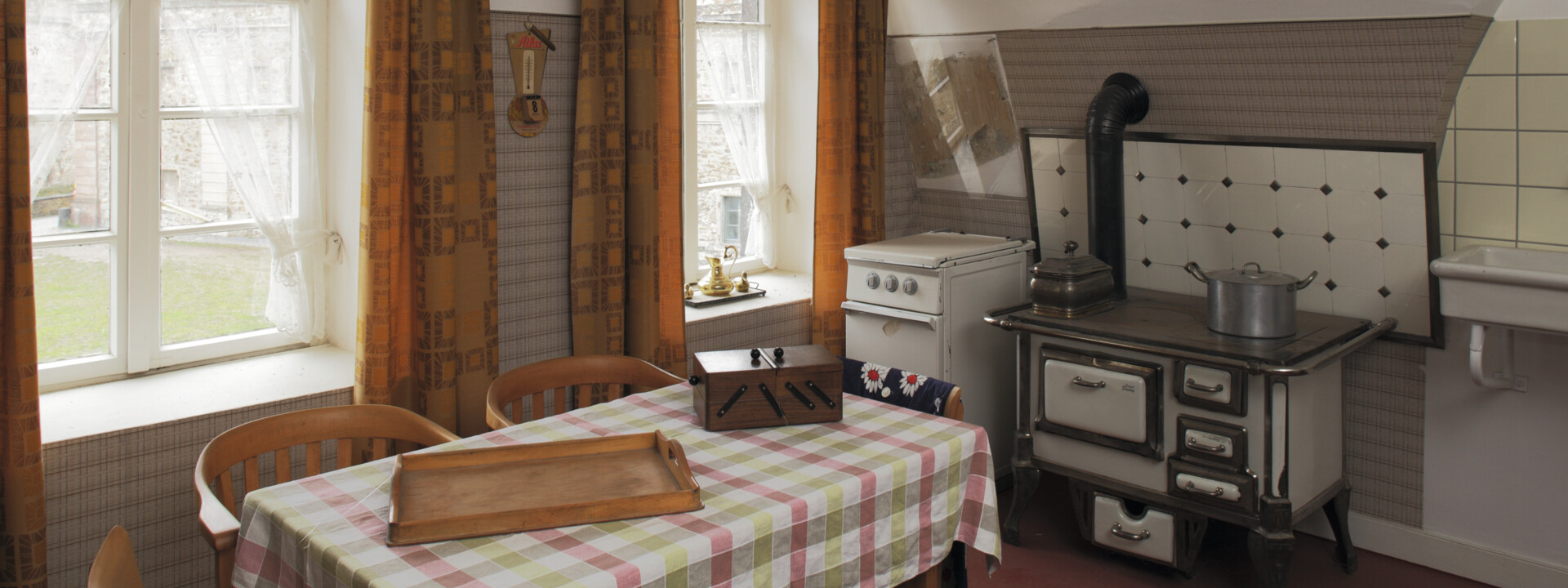 Nachgestaltete Küche für Führung Festungsschicksale © GDKE, Ulrich Pfeuffer