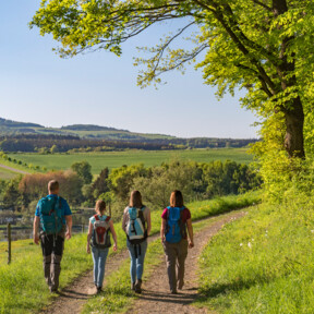 ©  Familie wandert in der Eifel ©