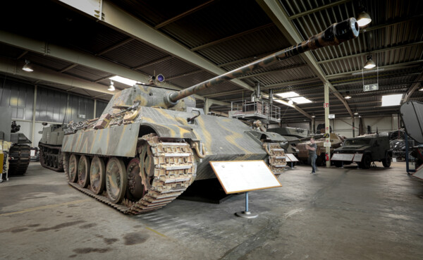 Panzer V Panther in der Wehrtechnischen Studiensammlung  © Koblenz-Touristik GmbH, Johannes Bruchhof  Panzer V Panther in der Wehrtechnischen Studiensammlung  © Koblenz-Touristik GmbH, Johannes Bruchhof